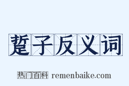 踅子反义词是什么意思的图片
